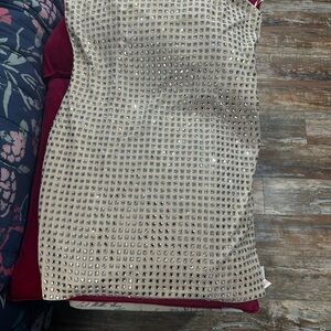 Zara Blush Pink Dress with Silver Accents sparkle forever